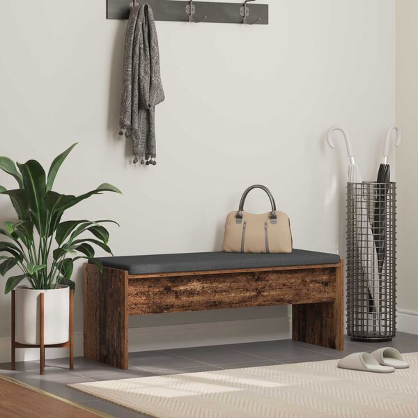 vidaXL Halli penkki tyynyll&auml; Vanha puu 103 x 38 x 40 cm