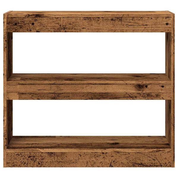 vidaXL Kirjakaappi/Jakaja vanha puu 80x30x72 cm