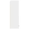 vidaXL Henkarikaappi ovella Valkoinen 40 x 31 x 100 cm Tekninen puu