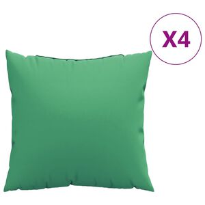 vidaXL Sohvatyynyt 4 kpl vihre&auml; 40x40 cm kangas