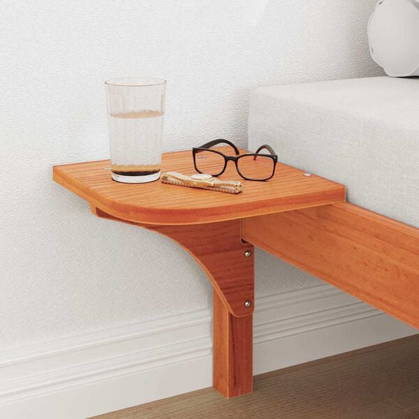 vidaXL S&auml;ngyn runko Vaha ruskea 3FT Single Massiivinen m&auml;nty