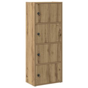 vidaXL Kirjahylly artesaani tammi 40x24x102 cm tekninen puu