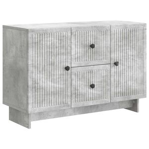 vidaXL Sivup&ouml;yt&auml; Betoninharmaa 89 x 34,5 x 60 cm Tekninen puu