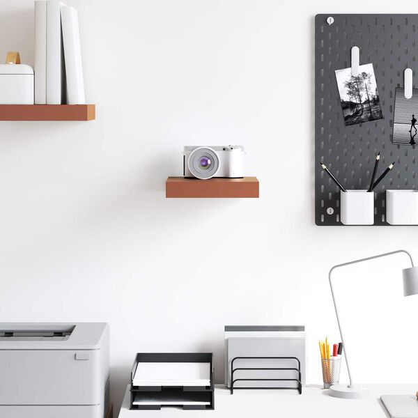 vidaXL Sein&auml;hylly Punainen 23 x 23,5 x 4 cm Tekninen puu