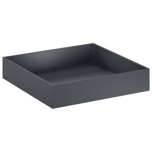 vidaXL Puutarha ruukku Antrasiitti 80 x 80 x 12 cm