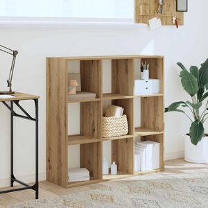 vidaXL Kirjahylly artesaani tammi 102x32x102 cm tekninen puu