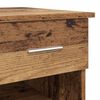 vidaXL Pöytä laatikon kanssa Vanha Puu 90 x 49 x 75 cm Tekninen puu