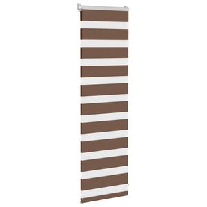 vidaXL Seepraverho ruskea 40x100 cm kangas leveys 35,9 cm polyesteri