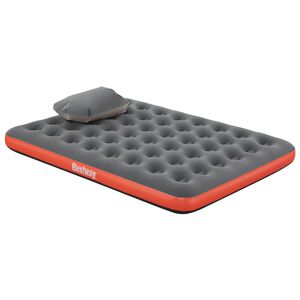 Bestway Ilmapatja 2 hengelle 203 x 152 x 22 cm Harmaa ja punainen