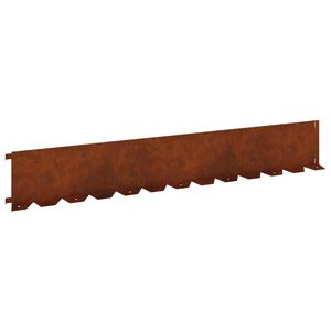 vidaXL Nurmireunus 30 kpl 102 x 15 x 4 cm Ter&auml;s Ruosteinen