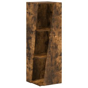 vidaXL Sivuhylly 33 x 32 x 100,5 cm Tekninen puu Savup&auml;hkin&auml;