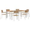 vidaXL Ulkoterassitarjotin 7 kpl 200 x 90 x 75 cm