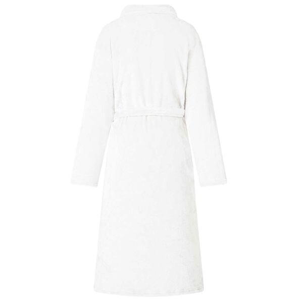 vidaXL Kylpytakki ilman hupua Valkoinen xl Flanelli