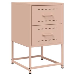 vidaXL Y&ouml;p&ouml;yt&auml; pinkki 36x39x60,5 cm ter&auml;s