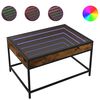 vidaXL sohvap&ouml;yt&auml; Infinity LED-valoilla savutammi 70x50x41 cm