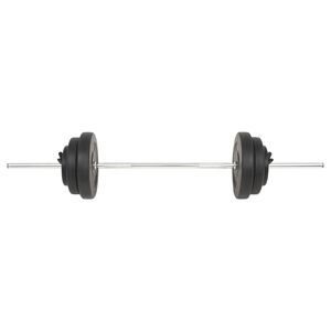 vidaXL Painonnostotanko levypainoilla 60 kg