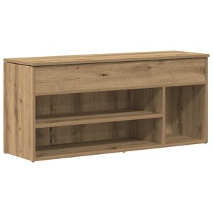 vidaXL Kenk&auml;teline artesaani tammi 102x30,5x45 cm tekninen puu