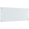 vidaXL Keittiön suojapaneeli 2 pcs Valkoinen 100 x 40 cm