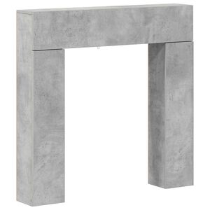 vidaXL Takan kehys Betoninharmaa 102 x 18 x 100,5 cm Tekninen puu