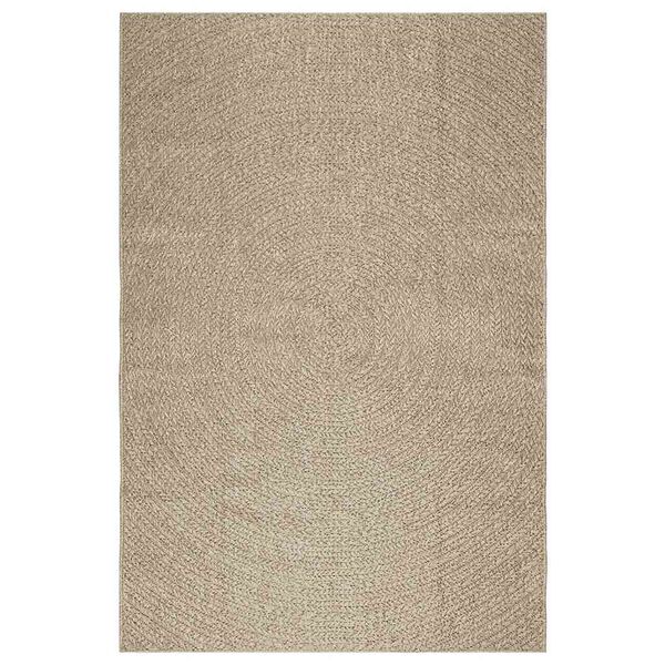 vidaXL Matto ZIZUR beige 160x230 cm juuttityyli sis&auml;- ja ulkok&auml;ytt&ouml;&ouml;n