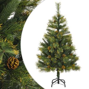vidaXL Tekojoulukuusi saranoilla ja k&auml;vyill&auml; 120 cm