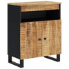 vidaXL Senkki 2 ovella 60x33x75 cm t&auml;ysi mangopuu