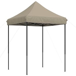 vidaXL Juhlateltta Harmaanruskea 200 x 200 x 306 cm Oxford-kangas