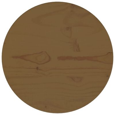 vidaXL Pöytälevy ruskea Ø30x2,5 cm täysi mänty