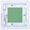 vidaXL Tarkastusluukku Valkoinen 20 x 20 cm Alumiini ja kipsilevy