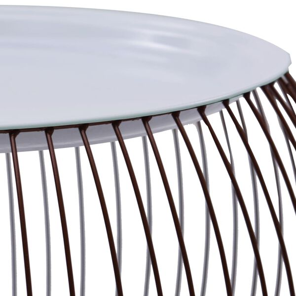 vidaXL Sohvapöytä kullanvärinen Ø 41 cm