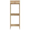 vidaXL Pyykinpesukonekaappi ovella Artisan tammi 67,5 x 68 x 200 cm