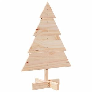 vidaXL Puinen koristejoulukuusi 70 cm t&auml;ysi m&auml;nty