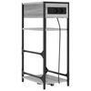vidaXL Y&ouml;p&ouml;yt&auml;kaappi Harmaa Sonoma 40 x 27 x 76 cm Tekninen puu