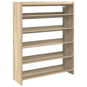 vidaXL Kenk&auml;teline Sonoma-tammi 80x25x100 cm tekninen puu