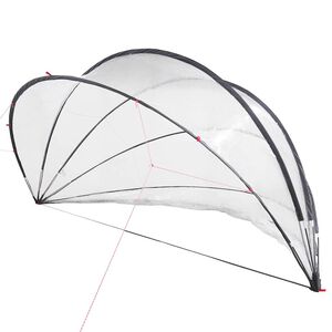vidaXL Uima-altaan kupoli L&auml;pin&auml;kyv&auml; 430 x 430 x 210 cm