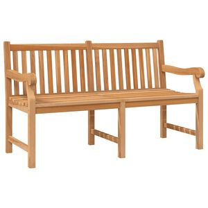 vidaXL Puutarhapenkki 150 cm t&auml;ysi tiikki