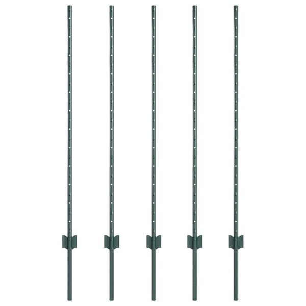 vidaXL Aitalatu 5 pcs Vihre&auml; 120 cm Ter&auml;s