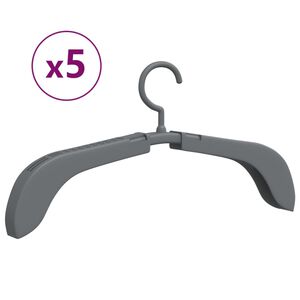 vidaXL Pidennett&auml;v&auml;t henkarit 5 kpl harmaa