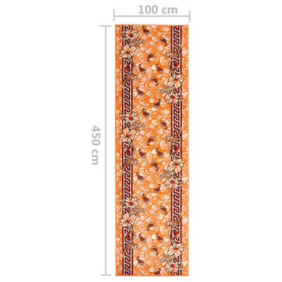 vidaXL Käytävämatto BCF terrakotta 100x450 cm