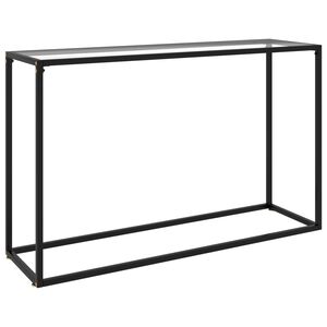 vidaXL Konsolip&ouml;yt&auml; l&auml;pin&auml;kyv&auml; 120x35x75 cm karkaistu lasi