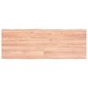 vidaXL P&ouml;yt&auml;levy ruskea 140x50x(2-4)cm k&auml;sitelty t&auml;ystammi el&auml;v&auml; reuna