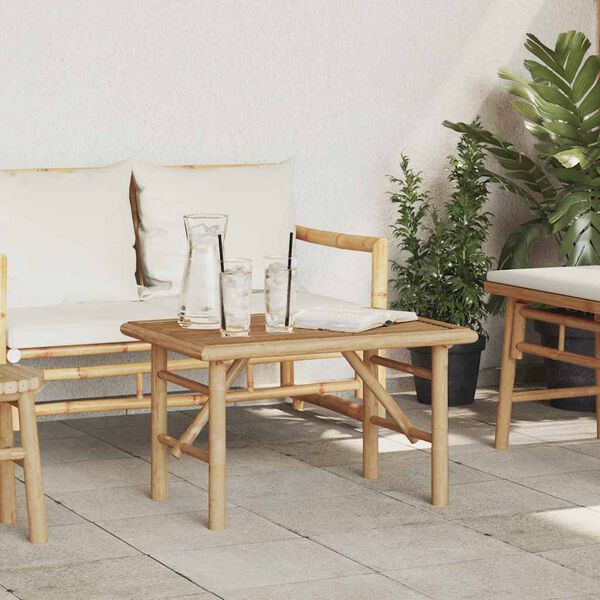 vidaXL Sohvap&ouml;yt&auml; Ruskea 70 x 40 x 36 cm Bambu