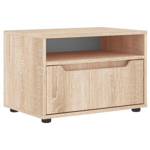 vidaXL TV-kaappi VISNES Sonoma tammi 60x40x38 cm tekninen puu