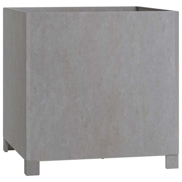 vidaXL Kukkalaatikot 2 kpl ruoste 50x50x50 cm s&auml;&auml;nkest&auml;v&auml; ter&auml;s