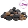 vidaXL Kiillotetut kivet 10 kg moniv&auml;rinen 5-8 cm