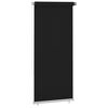 vidaXL Rullaverho ulkotiloihin 100x230 cm musta