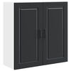 vidaXL Sein&auml;kaappi PORTO Musta 80 x 31 x 80 cm Tekninen puu