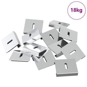 vidaXL Peilin pidustuki 340 Nikkeli 35 x 30 x 8,3 mm Ter&auml;s