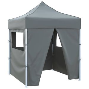 vidaXL Juhlateltta Antrasiitti 200 x 200 x 315 cm Oxford-kangas
