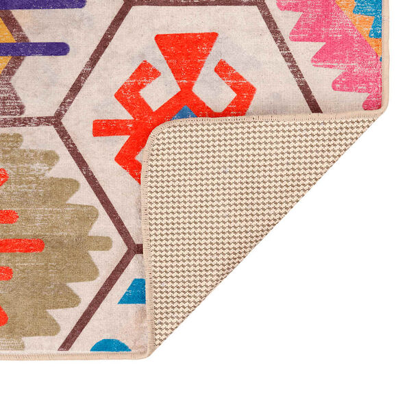 vidaXL Matto pest&auml;v&auml; moniv&auml;rinen 80x150 cm